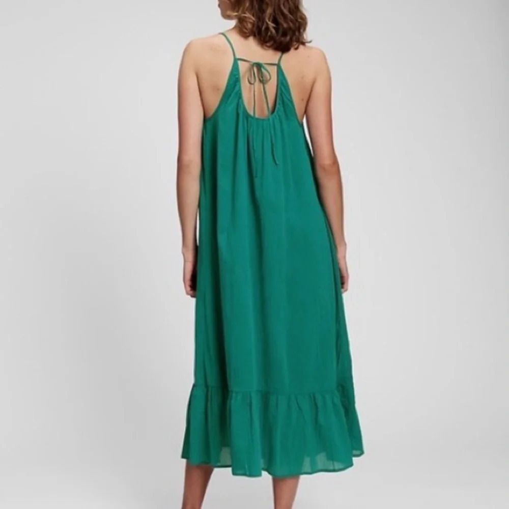 GAP Green Maxi Flowy Dress Size M